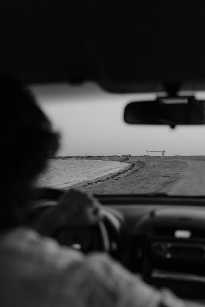 driving through the desert 5988998